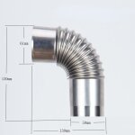 Coude - pole  bois de tente portable tube de chauffage de camping pices tendance accessoire