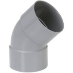 Coude pvc femelle femelle 45� - girpi - d : 100 mm - plastique - int�rieur - 10 bar