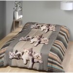 Couette 200x200cm kitten 250gr / m� l�g�re - sp�cial et� - edition limitee