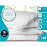 Couette - anti - acariens - fabriqu�e en europe - blanc - 220x240cm - chaude