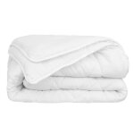 Couette 4 saisons - blanc - 240 x 220 cm - microfibre - hypoallergénique - lavable à 90°c Couette 4 saisons - blanc - 240 x 220 cm - microfibre - hypoallergénique - lavable à 90°c