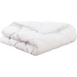 Couette - 75x120 cm - mon ptit dodo - chaude - 100% polyester fibre creuse silicone - 1 personne - blanc ...