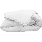 Couette anti acariens - decoratie - 220x240 cm - chaude - polyester - blanc