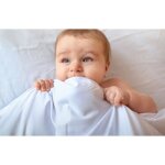 Couette bb en coton percale  bouillir - mortreux - 80x120 - toutes saisons