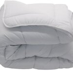 Couette chaude � bouillir - mortreux - 2 personnes 220x240 - fibre synth�tique - blanc