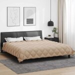Couette dhiver - vidaxl - 200x200 cm - microfibre - matelass� - chaleur oeko - tex
