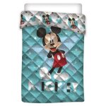 Couette - disney - mickey - 140x200 cm - réversible - polyester - lavable en machine Couette - disney - mickey - 140x200 cm - réversible - polyester - lavable en machine