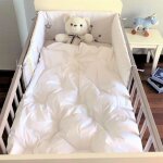 Couette enfant bio - castex couettes naturelles - 80x120 - 90% duvet de canard fran�ais - blanc