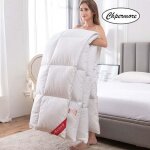 Couette en duvet doie blanche / canard 220x240cm 4kg - blanc - cinq �toiles