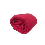 Couette extra l�g�re gris anthracite / rose vif - 2 personnes 220 x 240 - sp�cial �t� - mortreux