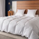 Couette hiver canard 260x240 cm 90% duvet neuf - castex couettes naturelles - chaude - coton bio
