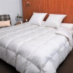 Couette hiver oie 240x220 cm 90% duvet neuf - castex couettes naturelles - chaude - coton bio