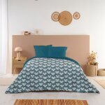 Couette imprime chaude sully 220x240cm lit 2 places - microfibre - dredon 350g / m - fabriqu en france ...
