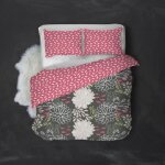 Couette imprimée - mortreux - 1 ou 2 personnes - légère - vert - synthétique Couette imprimée - mortreux - 1 ou 2 personnes - légère - vert - synthétique