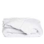 Couette �t� 240x260cm anti - transpiration - l�g�re et respirante - enveloppe microfibre topcool - bleu ...