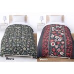 Couette l�g�re imprim�e fleurs / japonisant - 1 ou 2 personnes 200 x 200 - mortreux
