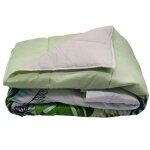 Couette - mortreux - tropichic - 200x200 cm - lgre - imprime - fabrication franaise