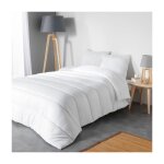 Couettes - promo linge - mi - saison / medium - polyester - 260x240cm - blanc