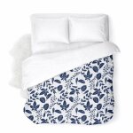 Couette - mortreux - leaves5 - 240 x 260 cm - ultra l�g�re 200 g / m� - microfibre / non tiss�
