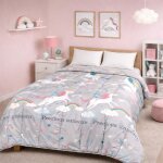 Couette - mortreux - ninon - 200 x 200 cm - temp�r�e - imprim�e - lavable en machine