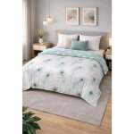 Couette - mortreux - plumes paon - 220 x 240 cm - sp�cial �t� l�g�re - garnissage 200 g / m� microfibre ...