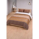 Couette - mortreux - tomiris - 240 x 260 cm - ultra l�g�re 200 g / m� - microfibre imprim�e