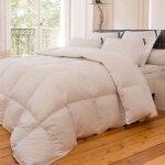 Alpes blanc - couette naturelle 90% duvet 300 gr - enveloppe coton - 140x200cm - fabrication fran�aise ...