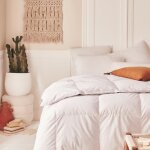Dreamway - couette nunka - 140x200 cm - garnissage 30% duvet + 70% plumettes oie et canard - hiver (couette ...