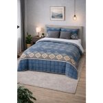 Couette simple face imprim�e - mortreux - mortreux - 240 x 260 cm - 200 g / m� - ultra l�g�re