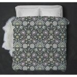 Couette simple face imprim�e - mortreux - 140x200 cm - microfibre - garnissage polyester - temp�r�e
