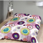 Couette temp�r�e imprim�e design - 1 personne 140x200 - mi saison - mortreux