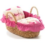 Couffin garni rose pour poupee 36 cm - accessoire poupon Couffin garni rose pour poupee 36 cm - accessoire poupon
