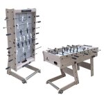 Cougar table de babyfoot scorpion kick optique ch�ne jeu de football de table pliable int�rieur adulte ...