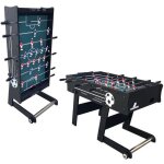 Cougar table de babyfoot scorpion kick ts noir jeu de football de table pliable int�rieur adulte & enfant ...