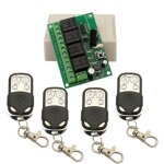 Couleur 2404 4kt1527 interrupteur de tlcommande universel sans fil pour garage 433mhz dc 6v 24v 30v ...