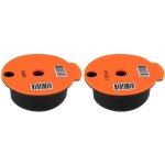 Tasse  caf - capsule 60ml - filtre rechargeable - compatible bosch - s tassimoo - plastique orange