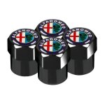 Couleur b taille pour alfa romeo green bouchons de valve de pneu de roue de voiture 4 pi�ces �tui pour ...