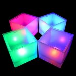 La couleur de bo�te � vin de bi�re de seau de refroidisseur de glace de lumi�re de 35 litres led change ...