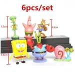 Couleur ensemble de poup�e 6 pi�ces bobs ? �ponges d�coratives pour aquarium maison de dessin anim� abri ...