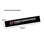 Autocollant de style pour pare - brise - bmw - noir - 130cm x 20cm - r�sistant � la temp�rature - �tanche ...