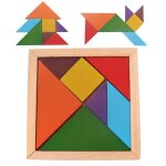 Couleur tangram labyrinthe magn�tique en bois pour enfants jeu de puzzle casse - t�te montessori apprentiss ...