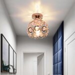 Count - plafonnier en cristal mtal fer lampe de plafond lustre moderne simple e27 pour salon chambre ...