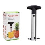 Coupe ananas - acier inoxydable - poign�e antid�rapante - facile � nettoyer - cuisine - 24x8. 5cm
