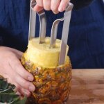 Coupe - ananas en métal professionnel trancheuse en acier inoxydable Coupe - ananas en métal professionnel trancheuse en acier inoxydable