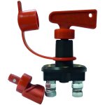Coupe batterie / circuit 100a m8 - marque - modle - rouge et noir - couleur principale rouge