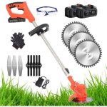 Coupe - bordures �lectriques professionnel debroussailleuse sans fil 36v puissante taille haie avec 2 ...