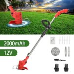 Coupe - bordure électrique sans fildésherbeur électrique12v 2000mah 2 batteries 1 chargeur Coupe - bordure électrique sans fildésherbeur électrique12v 2000mah 2 batteries 1 chargeur