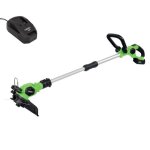 Coupe bordures sans fil 18v easy full avec batterie 2a et chargeur - diam�tre coupe 23cm - tube t�lescopique ...