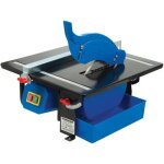 Coupe - carreaux filaire 450w - silverline - taille 180mm - guide d'onglet  45