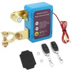 Coupe circuit batterie 12v 240ableu coupe batterie interrupteur darr�t automatique avec t�l�commandes ...